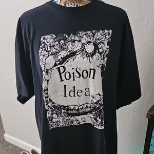 Poison Idea Graphic Men's Black T-Shirt